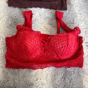 Intimissimi Red Lace Bra 36B